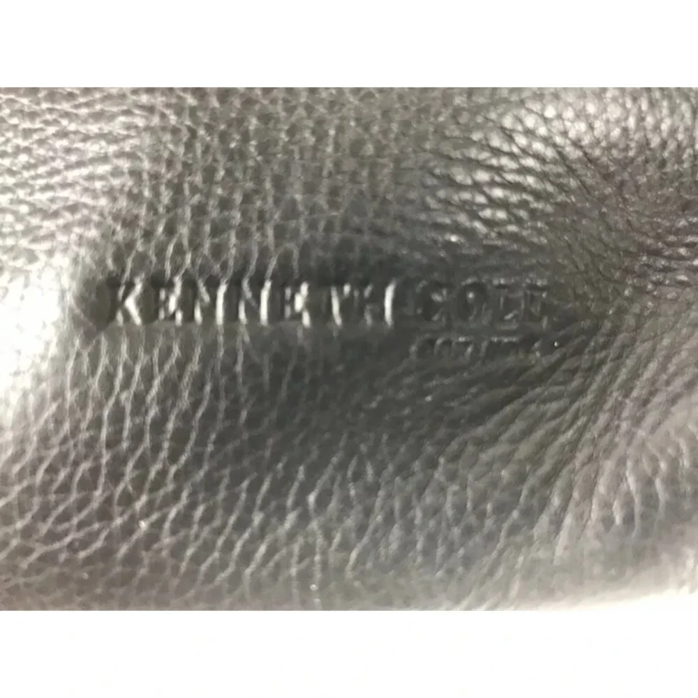 Kenneth Cole New York Unisex Adults‎ Black Leather Laptop Organizer Bag Size L